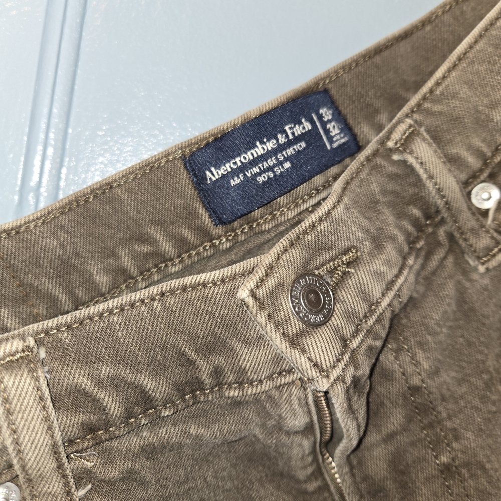Abercrombie & Fitch Brown Denim Pants